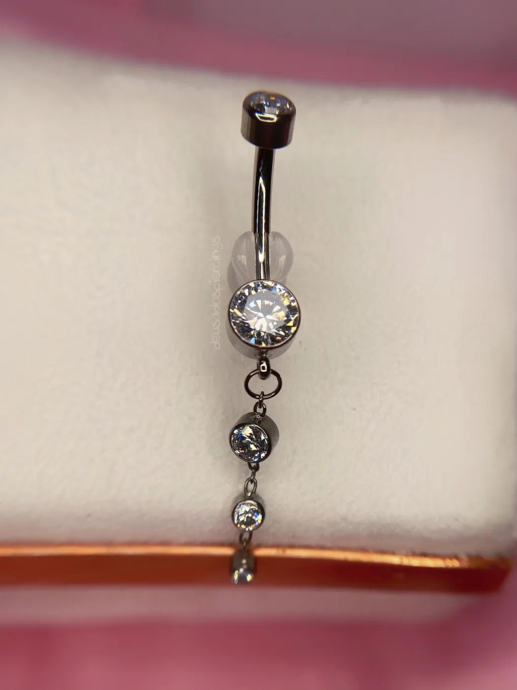 Navel flat mini pingentes