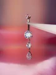 Navel Lux com pingente - foto 2
